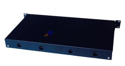 China 12 Port Fixed Type Fiber Optic Joint Box loaded with 12pcs of SC adaptor and splice tray for sale