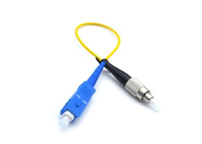China Best quality single mode simplex fibre patch cable SC-FC UPC Fiber Optic Jumper for sale