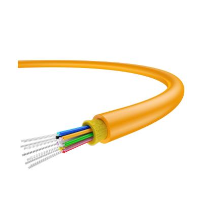China Indoor optical fiber cable single mode GJFJV 4/6/8/12/24/48 cores LSZH fiber cable à venda