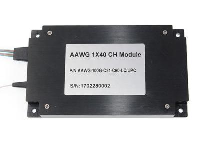 China C-Band 40-CH 100GHz Athermal AWG Module Mux/Demux 40ch 100G AAWG ABS Box Type for sale