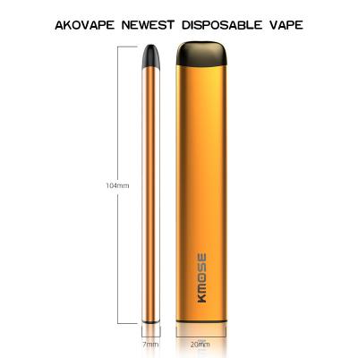 Chine Newest 7mm AKOVAPE Disposable Electronic Cigarette with shinny color à vendre