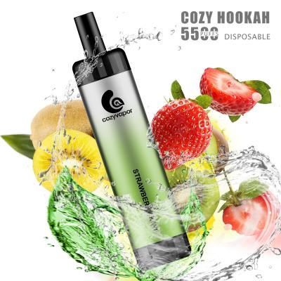 China Rechargeable 5500puffs Cozy Hookah 5500puffs disposable vape pen for sale