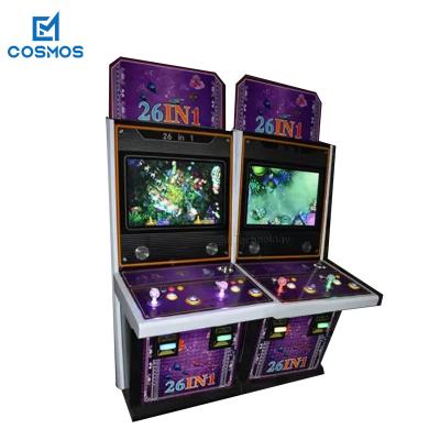 China 32 Inch Screen Fish Arcade Machine 2 Players Stand Up Fish Gambling Table for sale