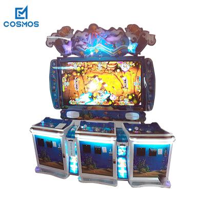 China Coin Pusher Fish Game Machine 55 Inch Arcade skill games fish tables 3 Players for sale