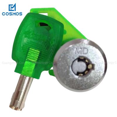 China Metal Slot Machine Accessories , Load Credits Key In Lock for sale