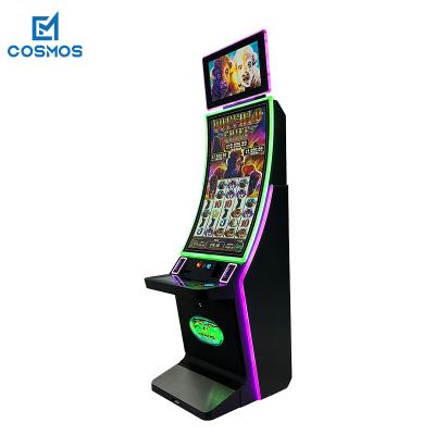 China Bent Screen Slot Game Machine 110V Slot Gambling Machine With Bill Acceptor for sale