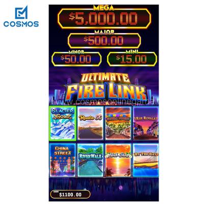 China Ultimate Fire Link 8 In 1 Slot Machine Board 15 Lines 5 Reels for sale
