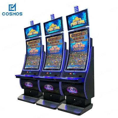 China 43 Inch Curved Screen Slot Game Machine Cabinet Coin Pusher for sale