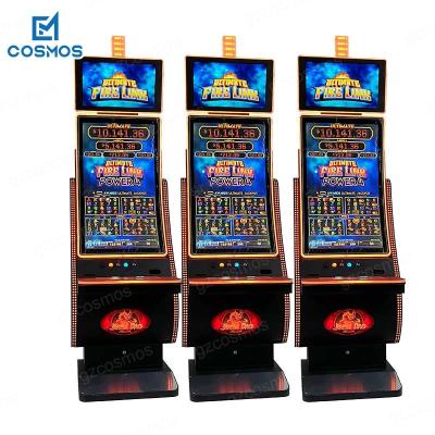 China 110V 43 Inch Curved Screen Electronic Video Slot Game Machine Chassis Black Color for sale