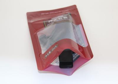 China Eco Friendly 3 Side Seal Pouch , Matte Surface Pouch Plastic Bags For Cosmetic for sale