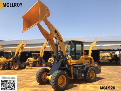 China Compact Articulated Front End Wheel Loader 1050mm Bucket for sale