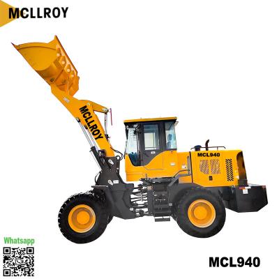 China ZL940 Front Mini Wheel Loader Supercharged 76kw 2400rpm Hydraulic for sale
