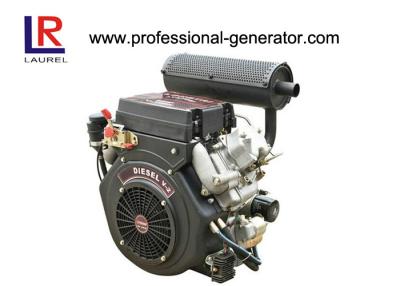China 20HP Air Cooled Diesel Powered Engine V Twin , 4 Stroke Electric Start for sale