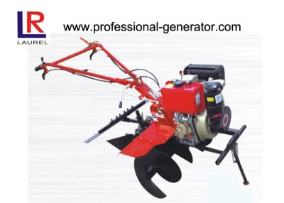 China Paddy Land Mini Tiller Cultivator , 35cm Ridging Height Small Garden Rototiller for sale