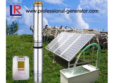 中国 太陽電池パネル/コントローラーが付いている太陽農業の水ポンプシステム3インチの 販売のため