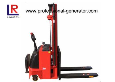 China Hydraulic Fork Lift Type 4.5m Height Electric Pallet Stacker Stepless Speed Change Battery for sale
