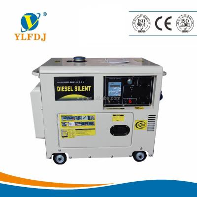 China Gerador diesel portátil de 5 kW de 110 volts silencioso à venda