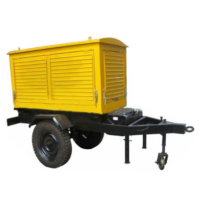 China Shangchai SC8D280D2 200KVA 160KW Diesel Generator Mobile With Two-Wheeled Trailer for sale