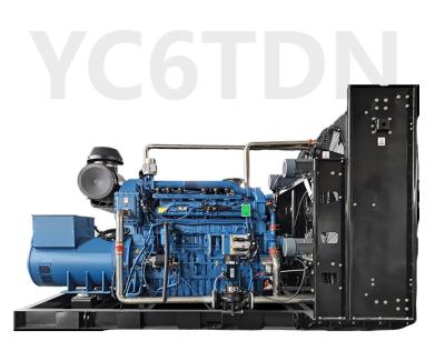 中国 YC6TG-300N5LC  YuChai Generator Set Natural gas generator 300kw 販売のため