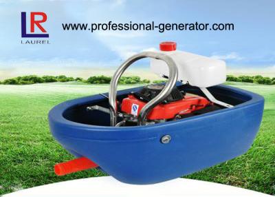 China 1.2kw boat shape agricultural water pump for irrigation powered by 142F Gasoline Enigne for sale