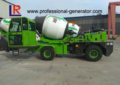 China 2,6 caminhão cúbico do misturador concreto do móbil dos medidores 30° HJ80-43 à venda