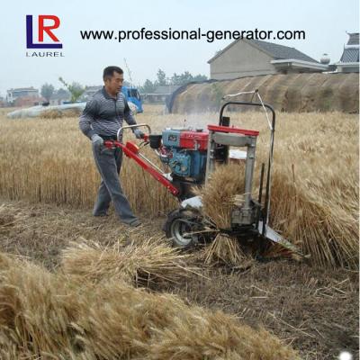 China 8HP 5KW Wheat Reaper Binder Harvester with water cooling diesel engine for sale