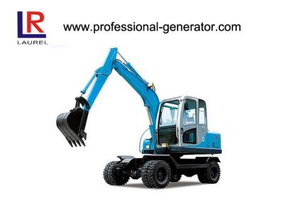 China 50kw 2200rpm Wheel Excavator with 45KN Digging Force ,16Mpa Overdrive Pressure for sale