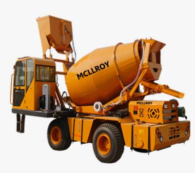 China Yuchai Engine 4WD  Self Propelled 76kw Concrete Mixer Truck for sale