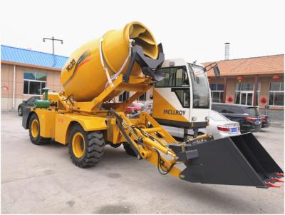China 4WD Type 270°  Rotation 5050L Mobile Concrete Mixer Truck for sale