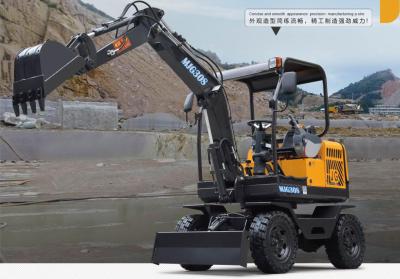 China 60L/min 2900mm 2.5 Ton Multifunction Telescopic Excavator for sale