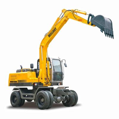 China Multifunction 90KN 12500kg 0.5m3 Wheel Excavator for sale