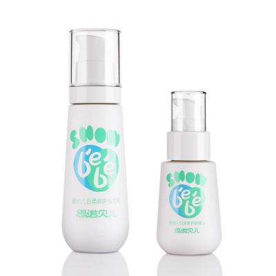 China 50ML 100ML Empty Body Lotion Bottles Eco Friendly PET PCR Cosmetic Packaging for sale