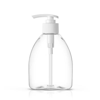 China Clear Liquid Soap Bottles Eco Friendly Cleansing Empty Plastic Bottle 250ml for sale