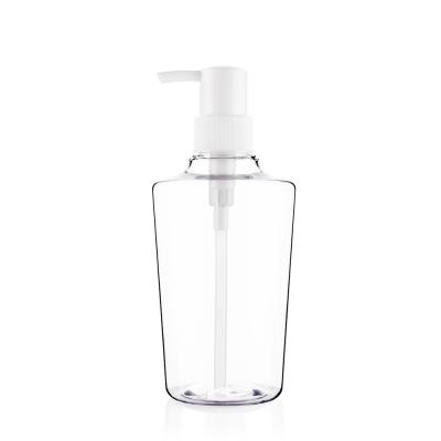 China Sustainable Unique Shape 400ML Shampoo Pump Dispenser Bottles for sale