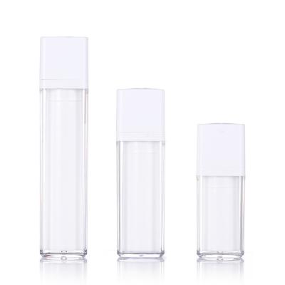 China Twist Up Airless Bottle Travel Size 15ML 30ML 50ML For Foundation Serum for sale