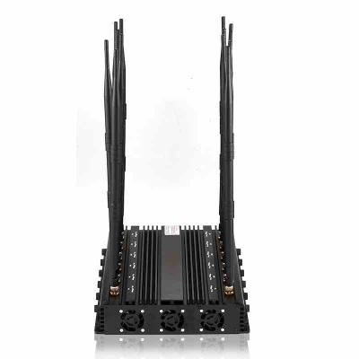 China Infrared Remote Control Mobile Jammer Device , 12 Antennas Phone Signal Jammer for sale