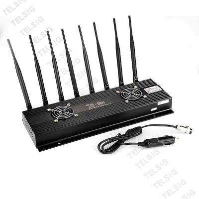 China 8 Channel Signal Jamming Device , Anti GPS Tracking Cell Phone Blocker OEM / ODM Service for sale