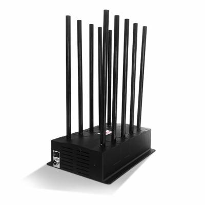 China Customized Frequency Anti-RCIED Mobile Wifi Vhf Uhf Radio 10 Channel Signal Jammer For VIP Convoy for sale