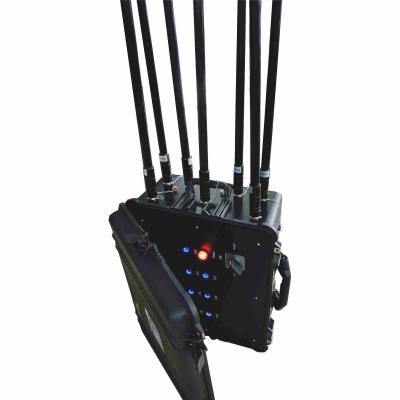 China 350W Wifi GPS Auto-Fahrzeug-Telefon-Signal-Störsender-Blocker VHF-UHF WIFI für Anti-RCIED Bombe des Konvoi- zu verkaufen