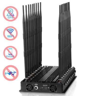 China 18 Channel Phone Signal Jammer For 2g 3g 4g 5g WIFI Jamming Device for sale