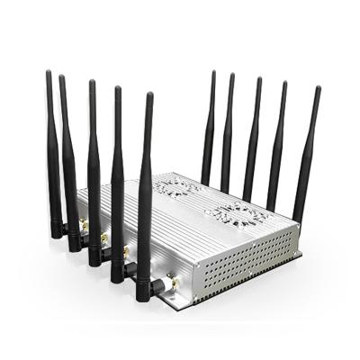 China Omni Antenna Wireless Signal Jammer 10 Antenna Aluminum Alloy 880MHz for sale