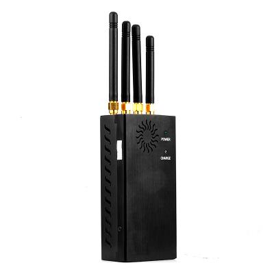 China Handheld GPS 2G 3G Phone Signal Jammer 1h For Examination Room for sale