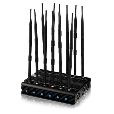 China High Power Mobile Phone Signal Jammer 200-300sqm For Concert Halls for sale