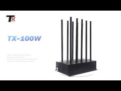 Custom 100W Mobile Network Jammer Device , 10 Antenna Gps Frequency Jammer