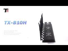 10 Channel Phone Wifi VHF UHF Signal Jammer For Home Office School Prison