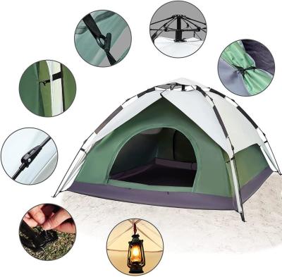 China Oxford Windproof Outdoor Event Tent Pop Up Family Camping Tent for sale