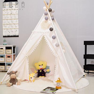China Polyester Old School Style Outdoor Camping Tent Canvas Childrens Indoor Teepee For Kids for sale