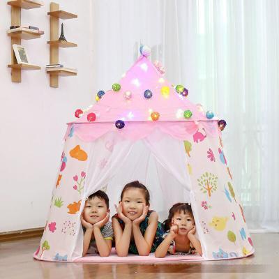 중국 135CM 장난감 야외 야영 텐트 가지고 다닐 수 있는 실내 차일드렌스 공주 성 놀이 텐트 판매용