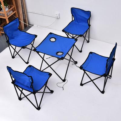 China Travel Outdoor Portable Folding Table And Chair Set Aluminium Foldable Table With Chairs for sale