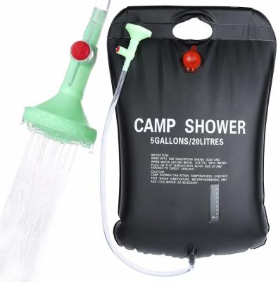 China Beach Travelling Camping Cooler Bag 20L 25L Solar Hot Water Camping Shower for sale